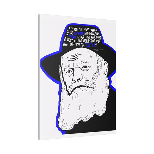 THE REBBE Canvas Print