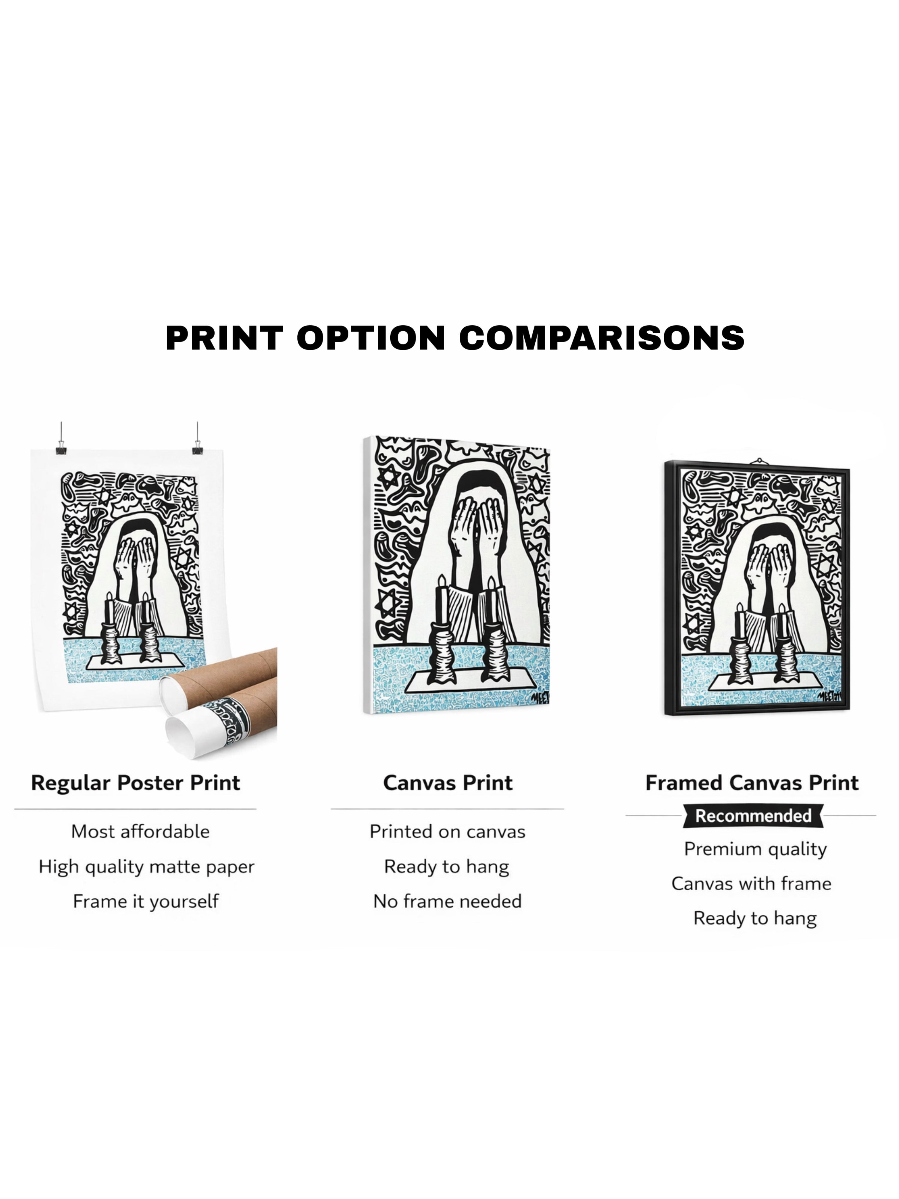 "Hashem Loves You More" Poster Print