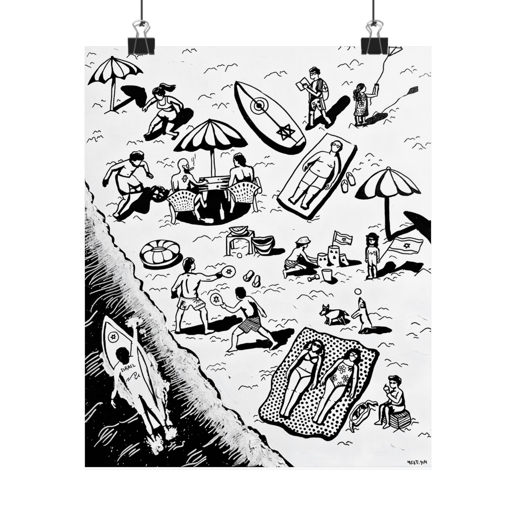 Tel Aviv Poster Print