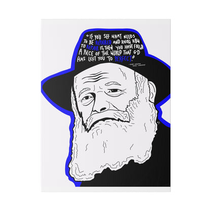 THE REBBE Canvas Print